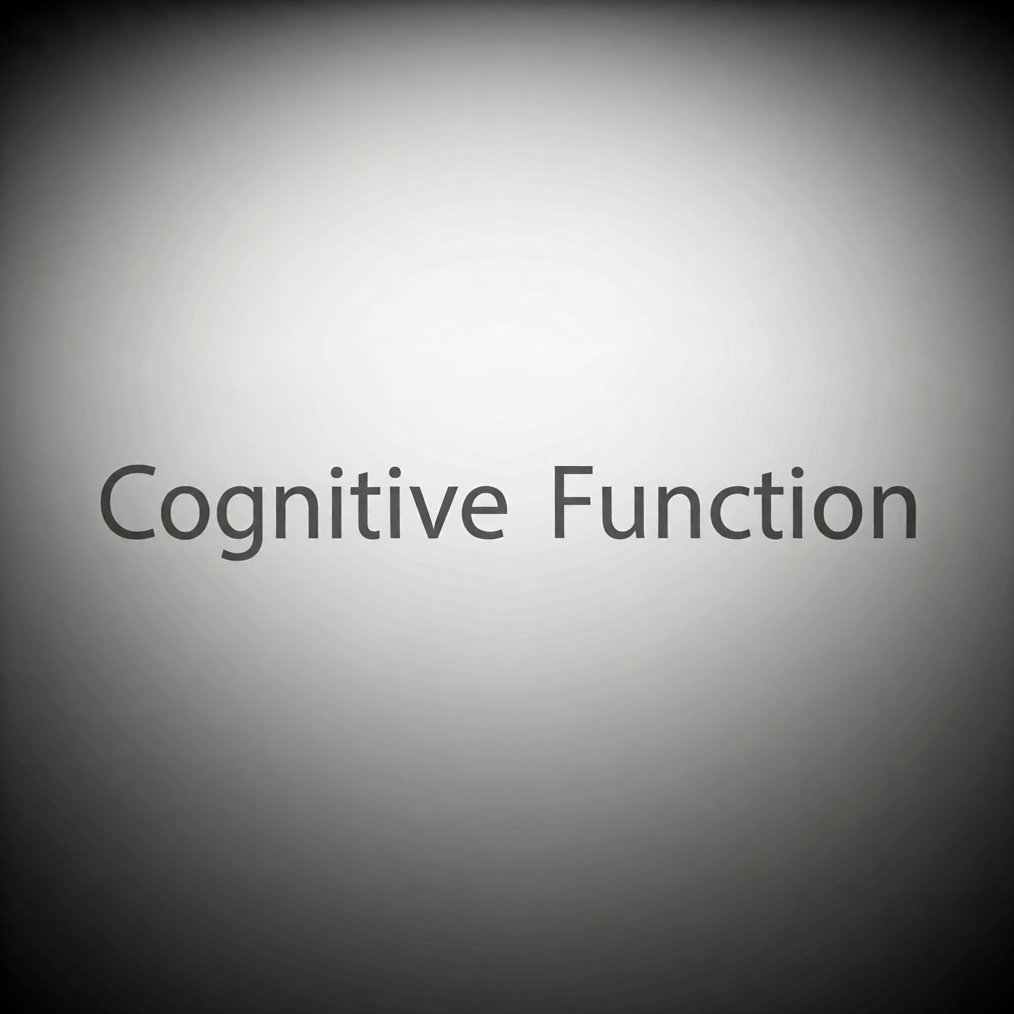 Cognitive function